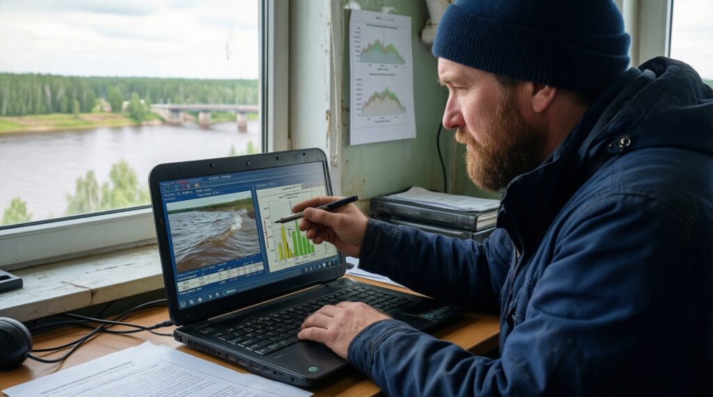 Северная Двина: паводки, ледоход, уровень воды и готовность служб - иллюстрация