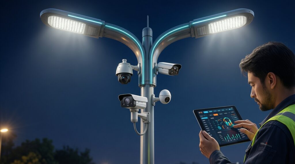 Безопасность на улицах и во дворах: что меняется в освещении, камерах и патрулировании - иллюстрация