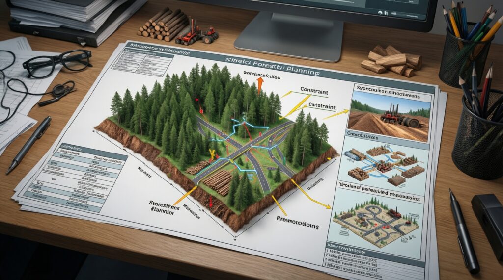 Лесная отрасль и переработка: новые проекты, рабочие места, экспорт, устойчивое лесопользование - иллюстрация